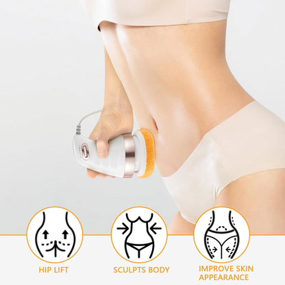 7293 Body Massager Shaping Machine  Body Sculpting Massager With 3 Washable Pads Adjustable Speeds  Electric Handheld Massager For Belly Waist Legs Arms Butt (1 Pc) - Zidbik