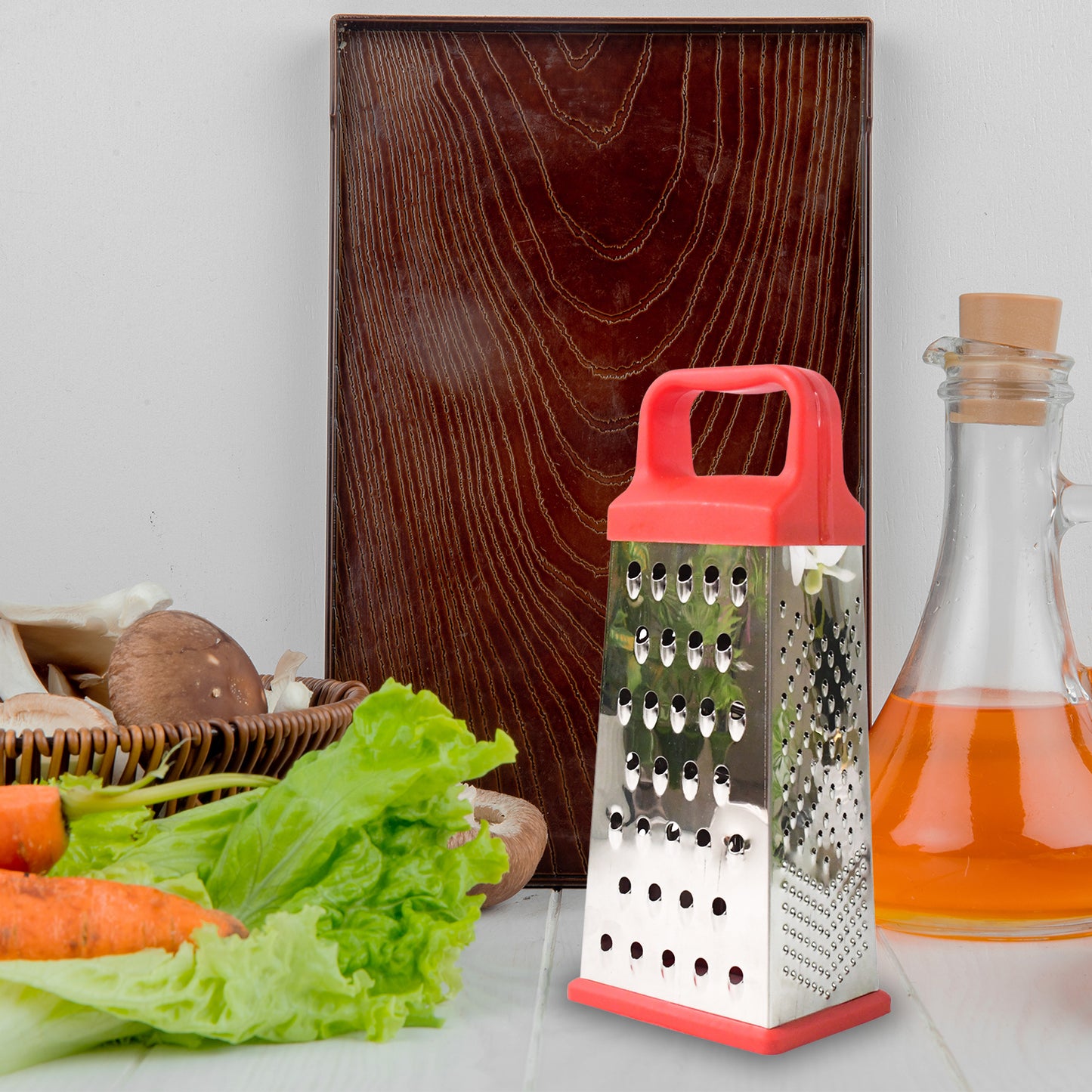 Supermom 5-in-1 Comfort Stainless Steel Grater And Slicer - Zidbik