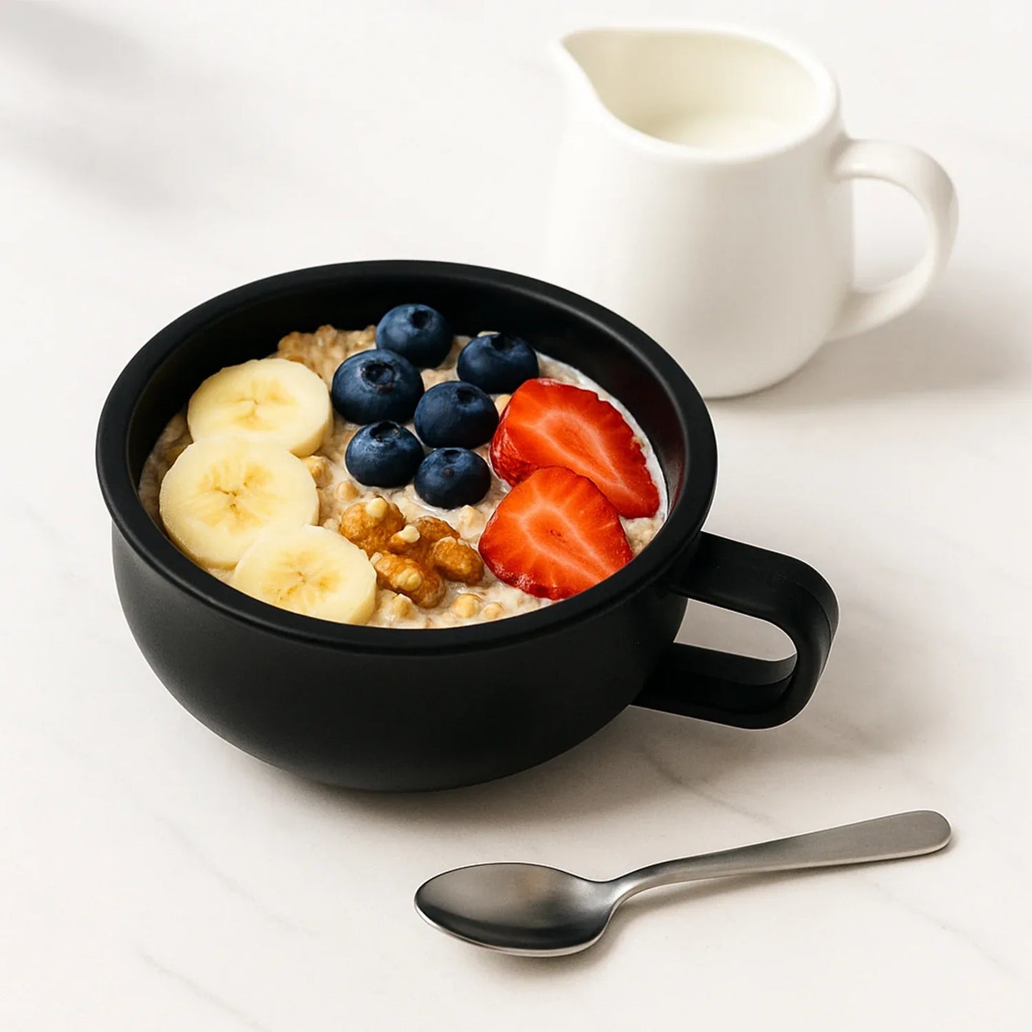 Premium Large-capacity Deep Handle Bowl (1 Pc) - Zidbik