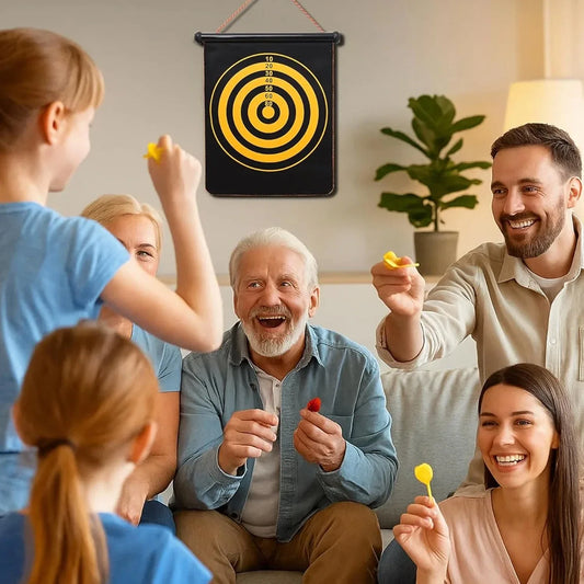 Magnetic Roll-up Dartboard Game - (12-inch Set) - Zidbik