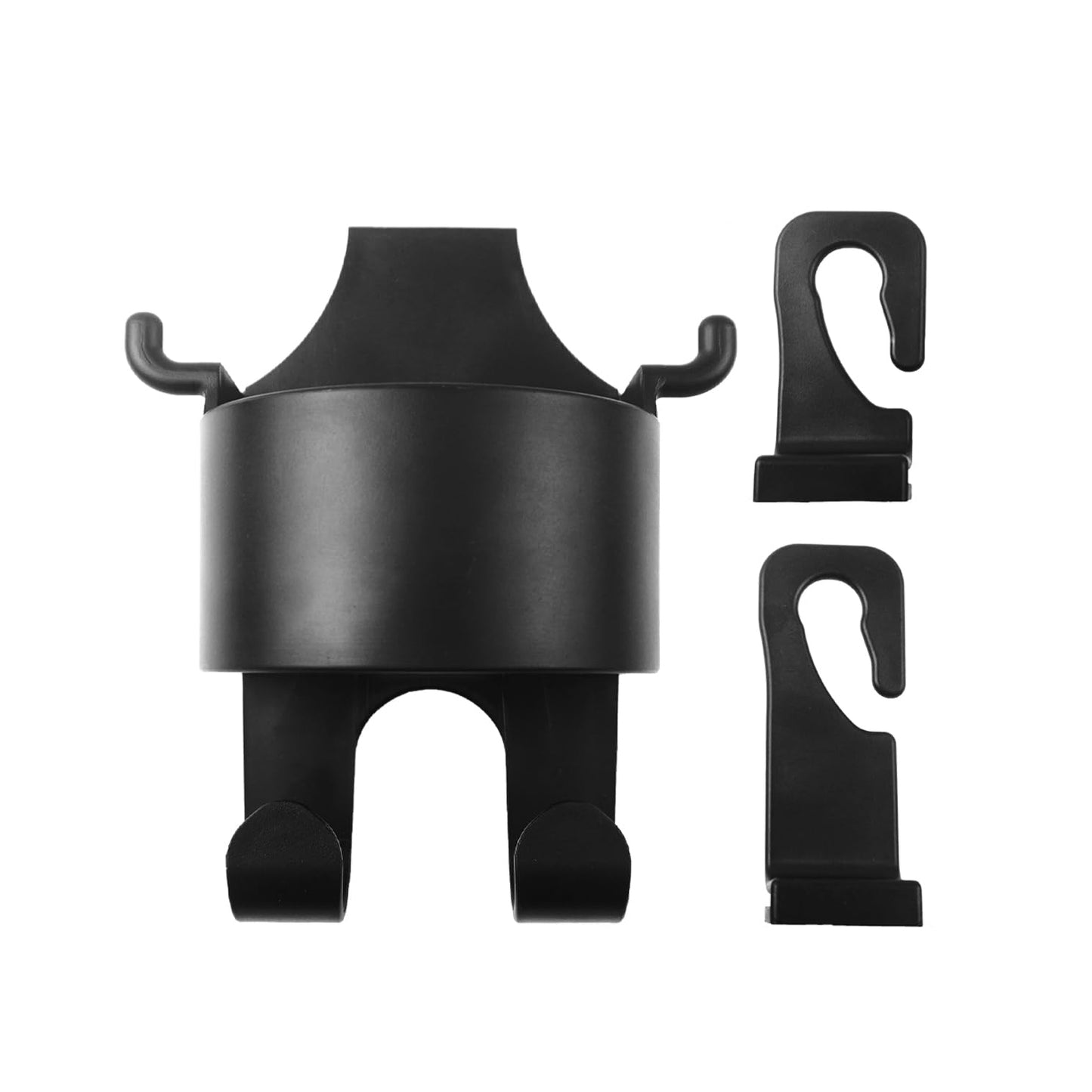 8548 Car Headrest Backseat Organizer 3 In 1 Automotive Cell Phone Drink Cupholder Adapter With Headrest Hooks For Kids And Adults Multifunctional Storage For Car Travel Accessories - Zidbik