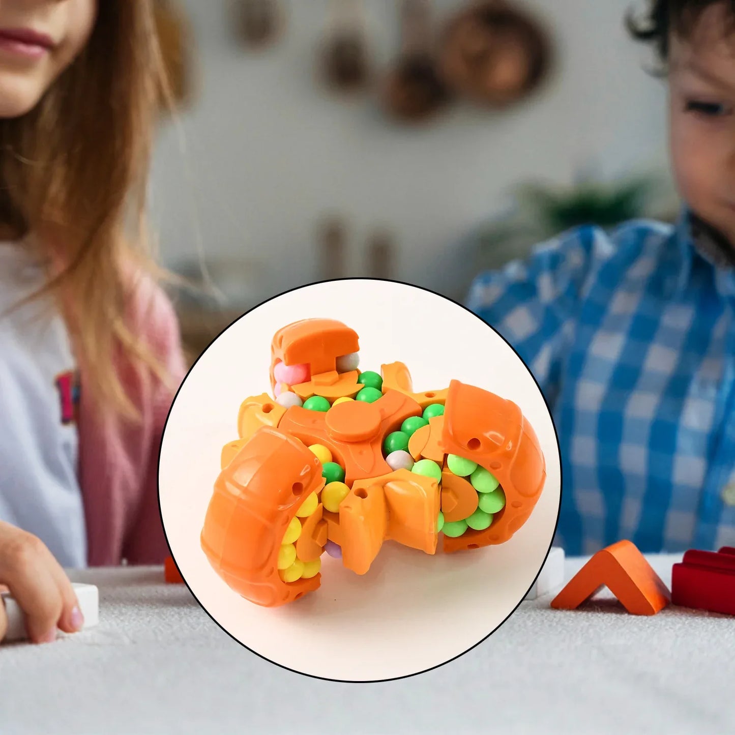 Aditi 3-in-1 Interactive Spinny Twist Puzzle Ball Toy - Zidbik
