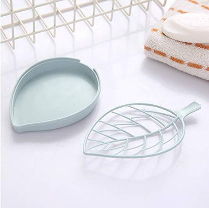 0832 Leaf Shape Dish Bathroom Soap Holder - Zidbik