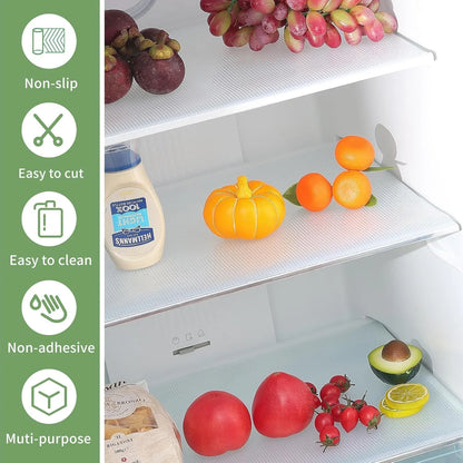 Transparent Plastic Fridge Mat 45 29 Cm (1 Pc) - Zidbik