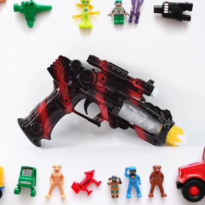 Ttg Led Flashing Sound Laser Toy Gun Battery Operated Space Gun With Lights Music - Zidbik