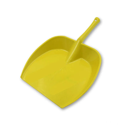 8732 Dustpan With Long Handle Dust Collection Dust Pan Tray For Kitchen Home Office Bathroom Etc (1 Pc Multicolor ) - Zidbik