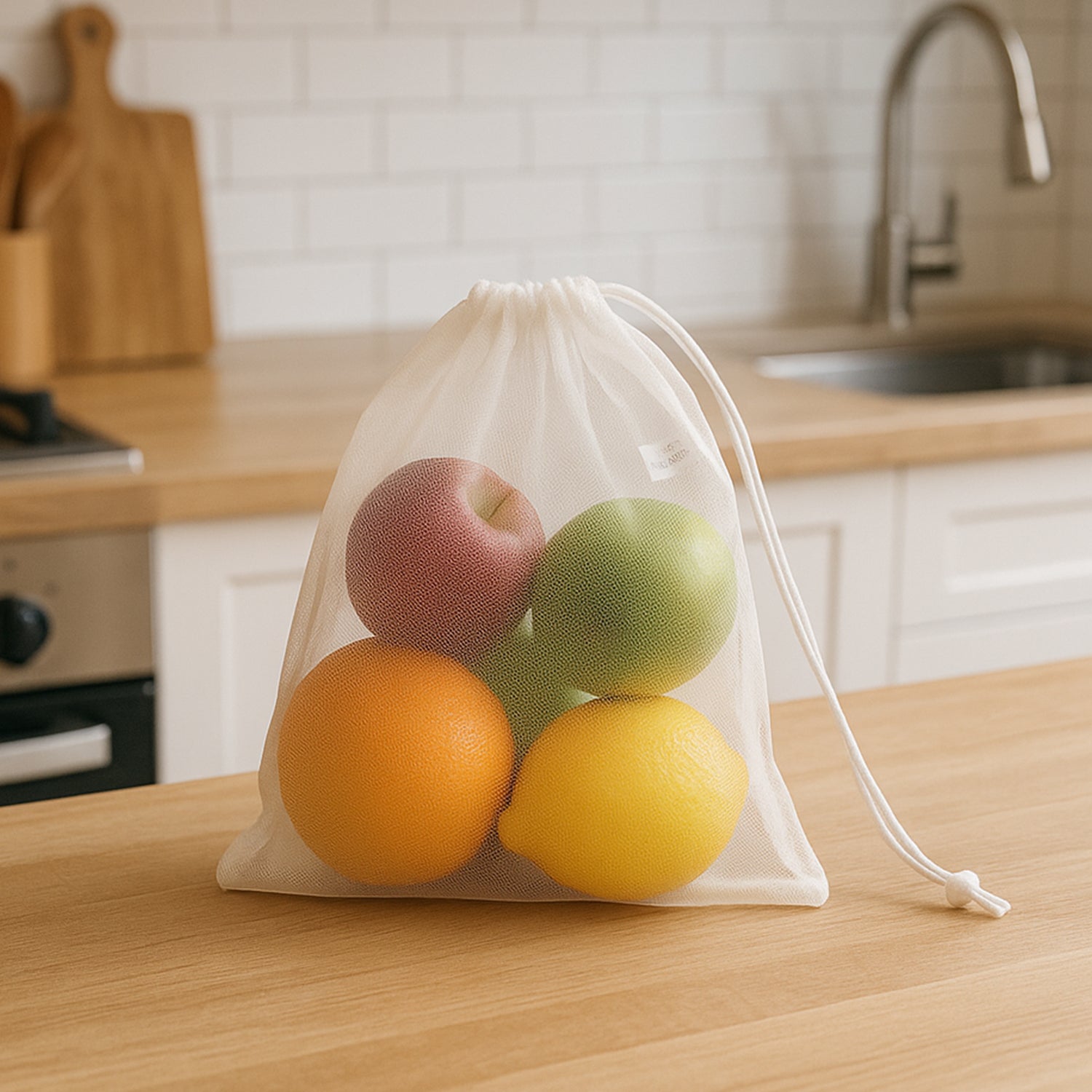 Reusable Mesh Produce Bags (2 Pc) - Zidbik