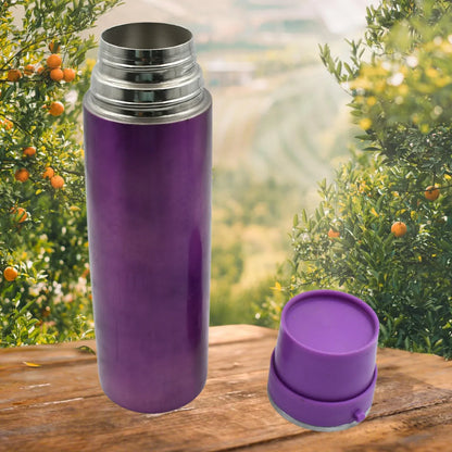 12765 Stainless Steel Water Bottle Leak Proof Rust Proof Hot Cold Drinks Gym Sipper Bpa Free Food Grade Quality Steel Fridge Bottle For Office Gym School (500 Ml Approx) - Zidbik