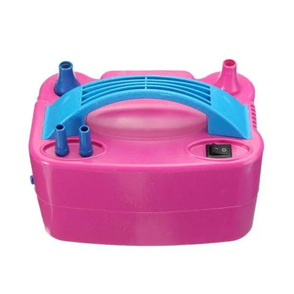 1599 Portable Dual Nozzle Electric Balloon Blower Pump Inflator - Zidbik