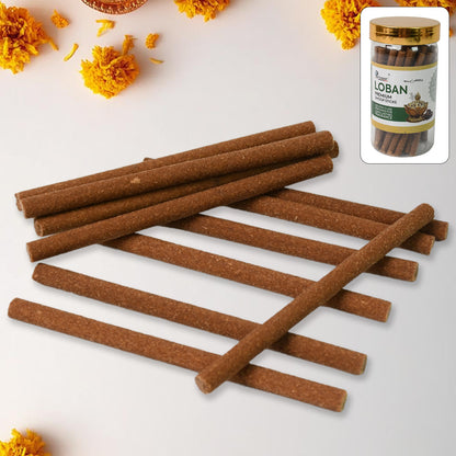 Loban Dhoop Sticks For Home Office Religious Ceremonies Meditation And Pooja (100 Gm) - Zidbik