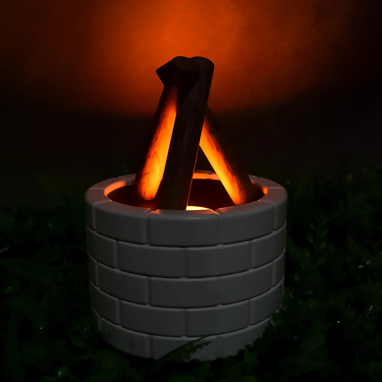 Bonfire Shaped Diffuser Essential Oil Diffuser Multi Function Flame Oil Diffuser (1 Pc) - Zidbik