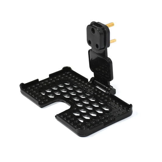 6496b Multi-purpose Wall Holder Stand For Charging Mobile Just Fit In Socket And Hang ( Black ) - Zidbik