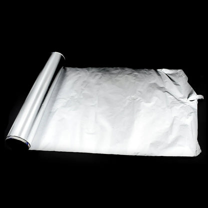 5988 Premium Quality Aluminum Foil Roll Heavy Duty Non Stick Thick Aluminum Foil Sheet Baking Grilling Tool Width 295mm (1pc) - Zidbik