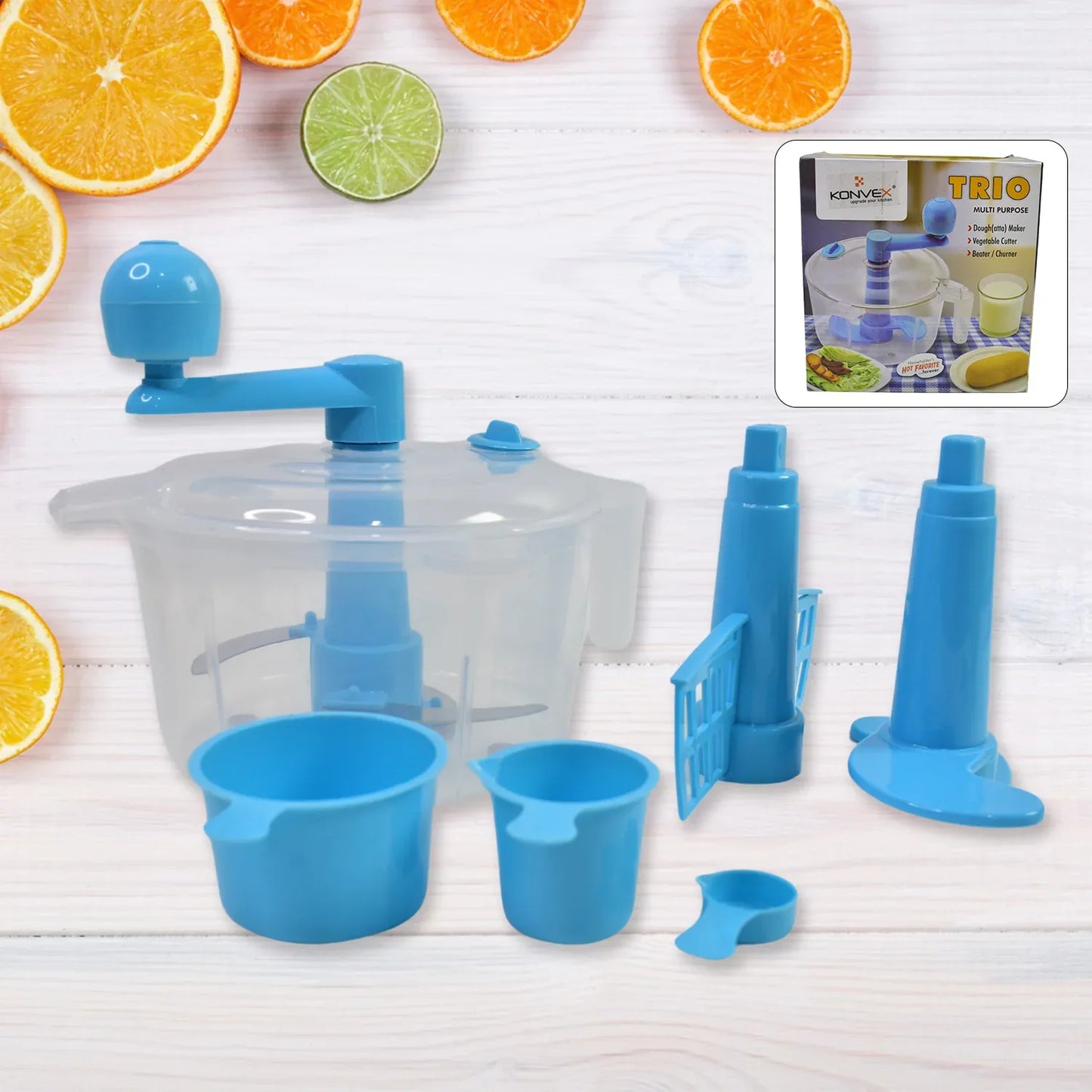 Dough Maker Machine With Measuring Cups (Aata Maker 1 Set) - Zidbik