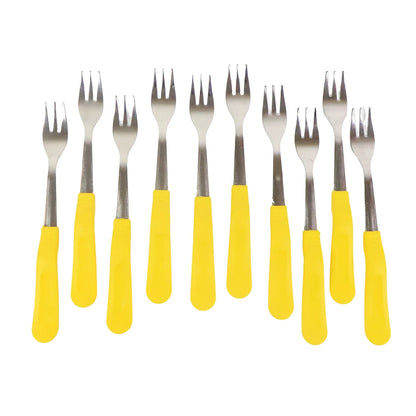 Supermom Premium Stainless Steel Big Fork (6 Pc Set) - Zidbik