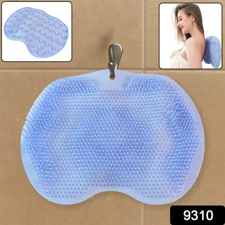 9310 Silicone Bath Massage Cushion With Suction Cup Shower Foot Scubber Brush Foot Bath Mat Scrubber Anti-slip Exfoliating Dead Skin Massage Pad Lazy Wash Feet Bathroom Mat - Zidbik