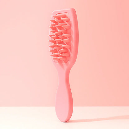 Multipurpose Silicone Scalp Massager Shampoo Brush (1 Pc) - Zidbik