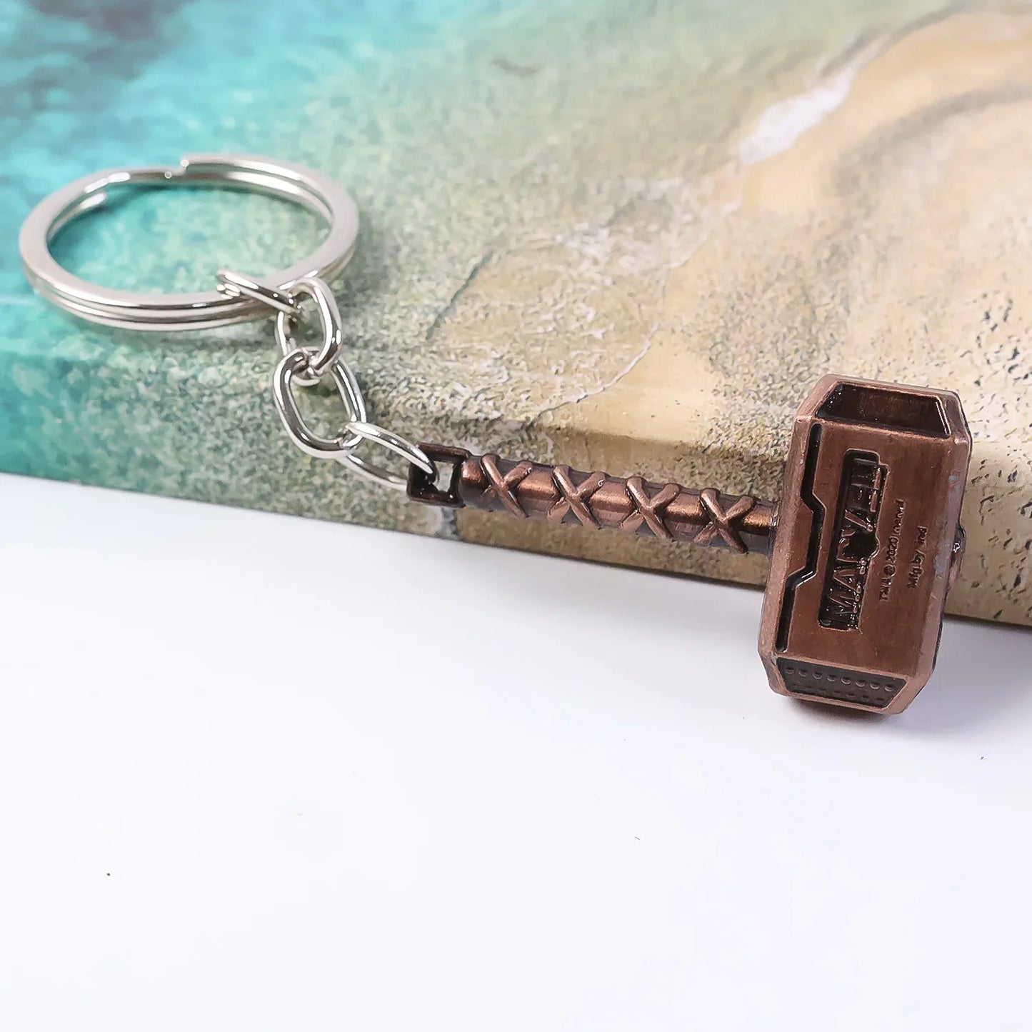 Metal Hammer Shape Keychain (1 Pc) - Zidbik
