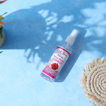 Rose Water Spray For Face Skin Hydration - (1 Pc 100ml) - Zidbik