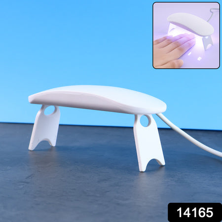 Mini Portable Uv Led Nail Lamp For Gel Nail Polish Curing (1 Pc) - Zidbik