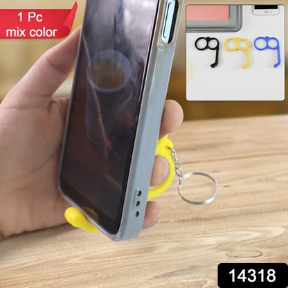 Plastic Hand Mobile Stand (Mix Color  1 Pc) - Zidbik