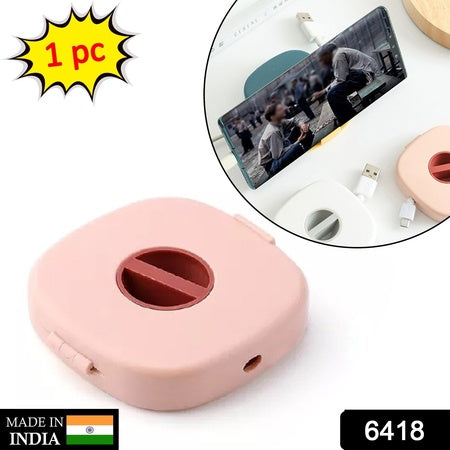 6418 Portable Travel Organiser Case For Data Cables Charger Pen Drives Memory Card - Zidbik