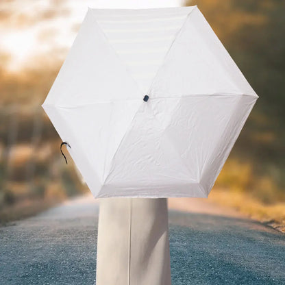 3-fold Sun Rain Protective Solid Foldable Umbrella (1 Pc) - Zidbik