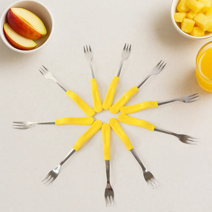 Supermom Premium Stainless Steel Big Fork (6 Pc Set) - Zidbik