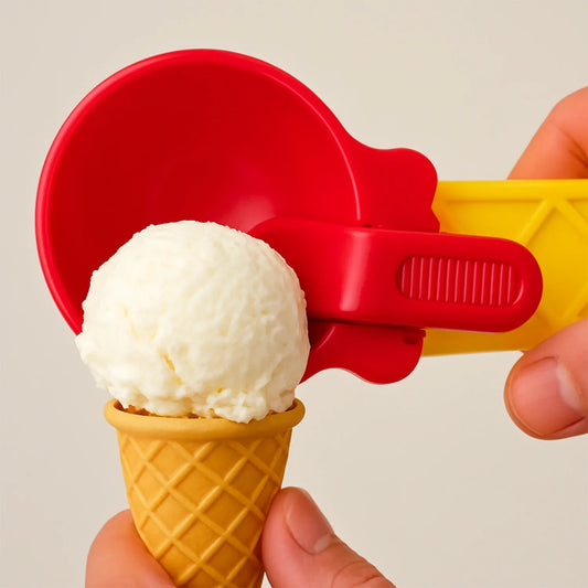 1-piece Plastic Ice Cream Watermelon Scooper With Trigger Dipper - Zidbik