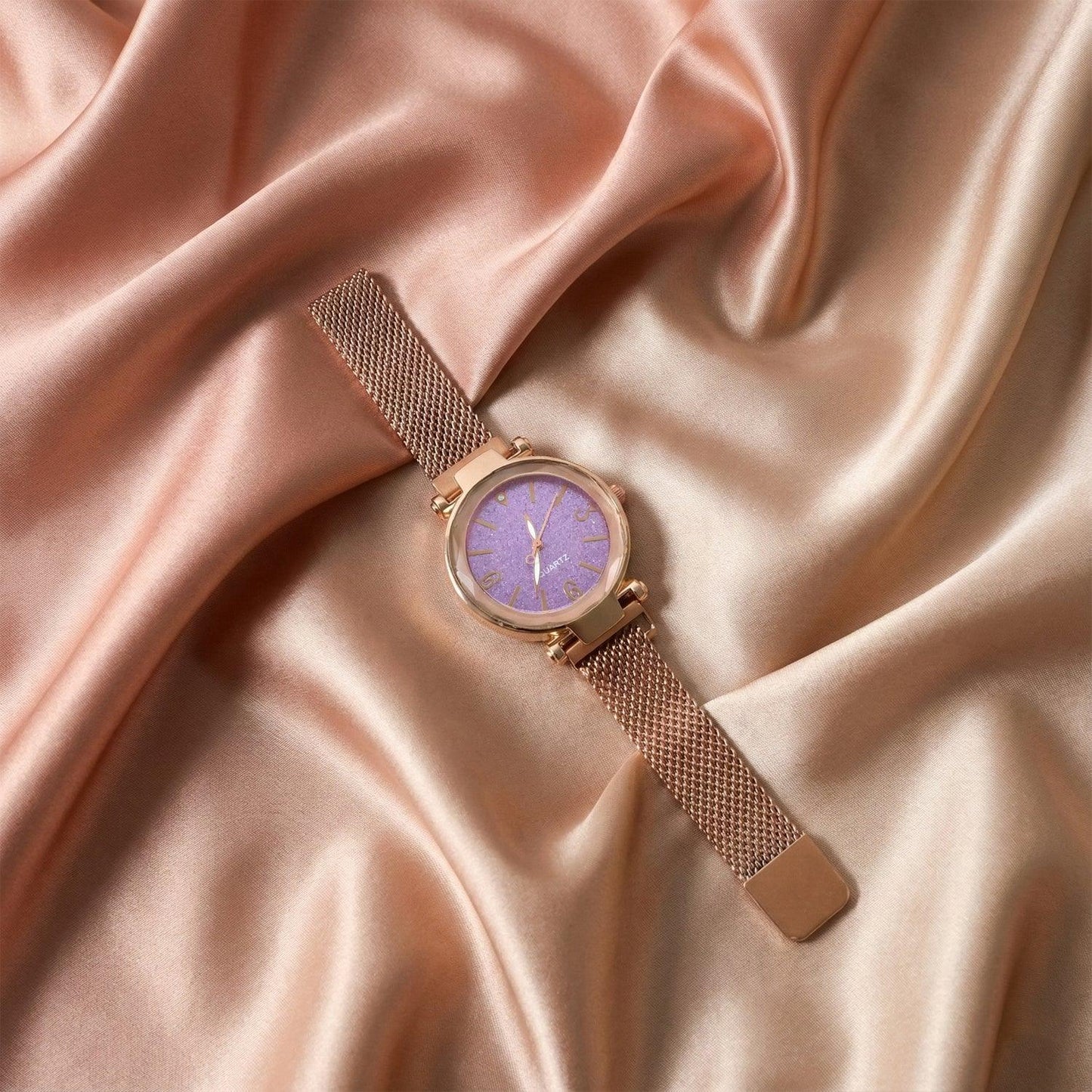 Elegant Ladies Wrist Watch With Stylish Dial And Premium Gift Box - Zidbik