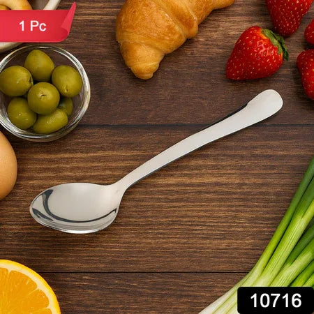 Stainless Steel Dining Spoon   Baby Spoon - (1 Pc) - Zidbik