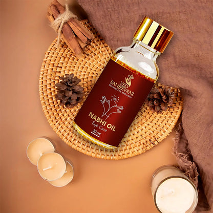 Ved Sanjeevani 100 Organic Ayurvedic Nabhi Oil For Eye Care (30ml  1 Pc) - Zidbik