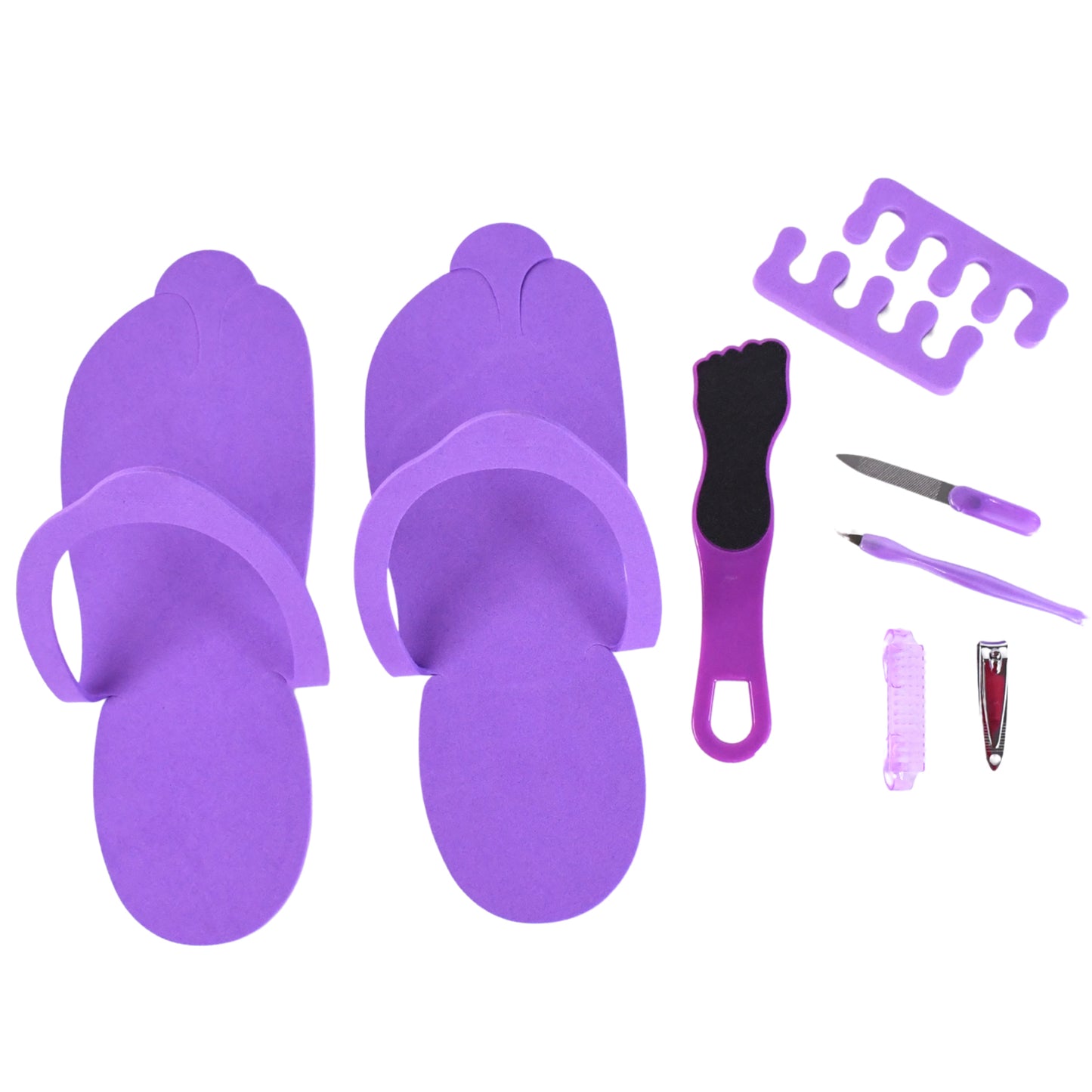 Personal Foot Care Tool Kit Pedicure Accessories Kit (9 Pcs Set) - Zidbik