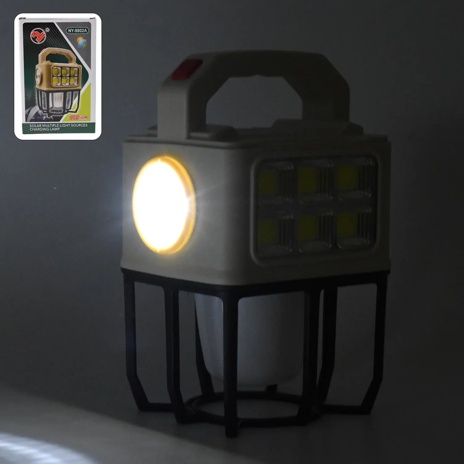 Solar Portable Camping Lantern 3 Light Modes Camping Lantern - Zidbik