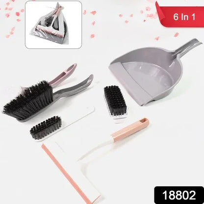 6 In 1 Multipurpose Cleaning Tool (6 Pcs Set) - Zidbik