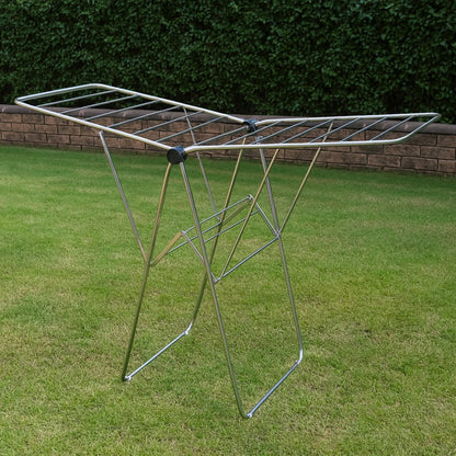 Supermom Premium Stainless Steel Heavy Duty Foldable Cloth Drying Stand (1 Pc) - Zidbik