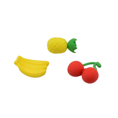Mix Design Fancy Stylish Colorful Erasers (1 Set 3 Pc Set) - Zidbik