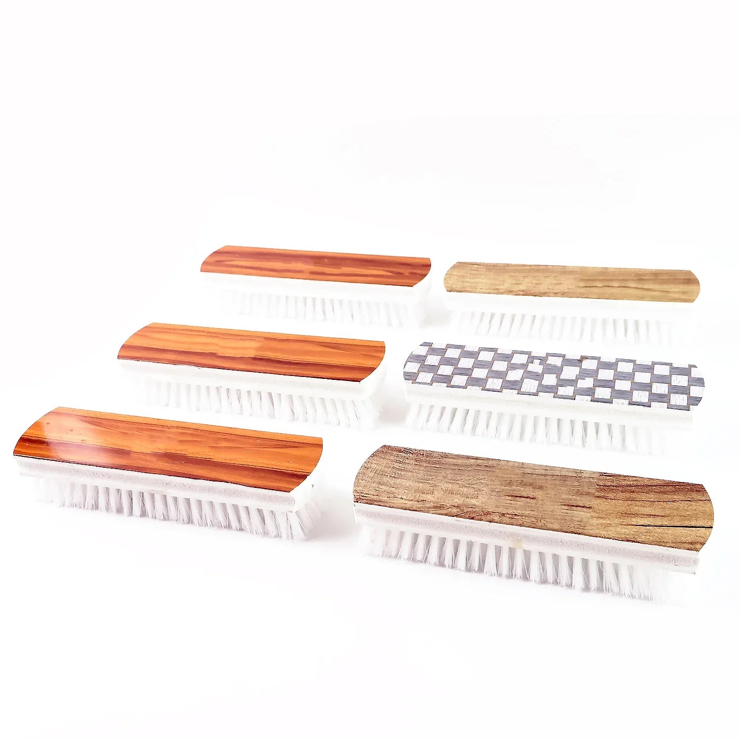 Veepee 6-piece Washing And Cleaning Scrub Brush Set (Multi-color Bristles) - Zidbik