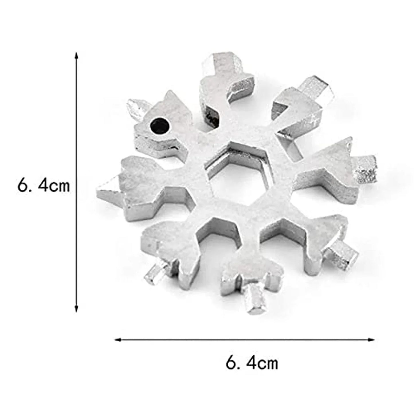 1787 Snowflake Multi-tool Stainless Steel Snowflake Bottle Opener - Zidbik