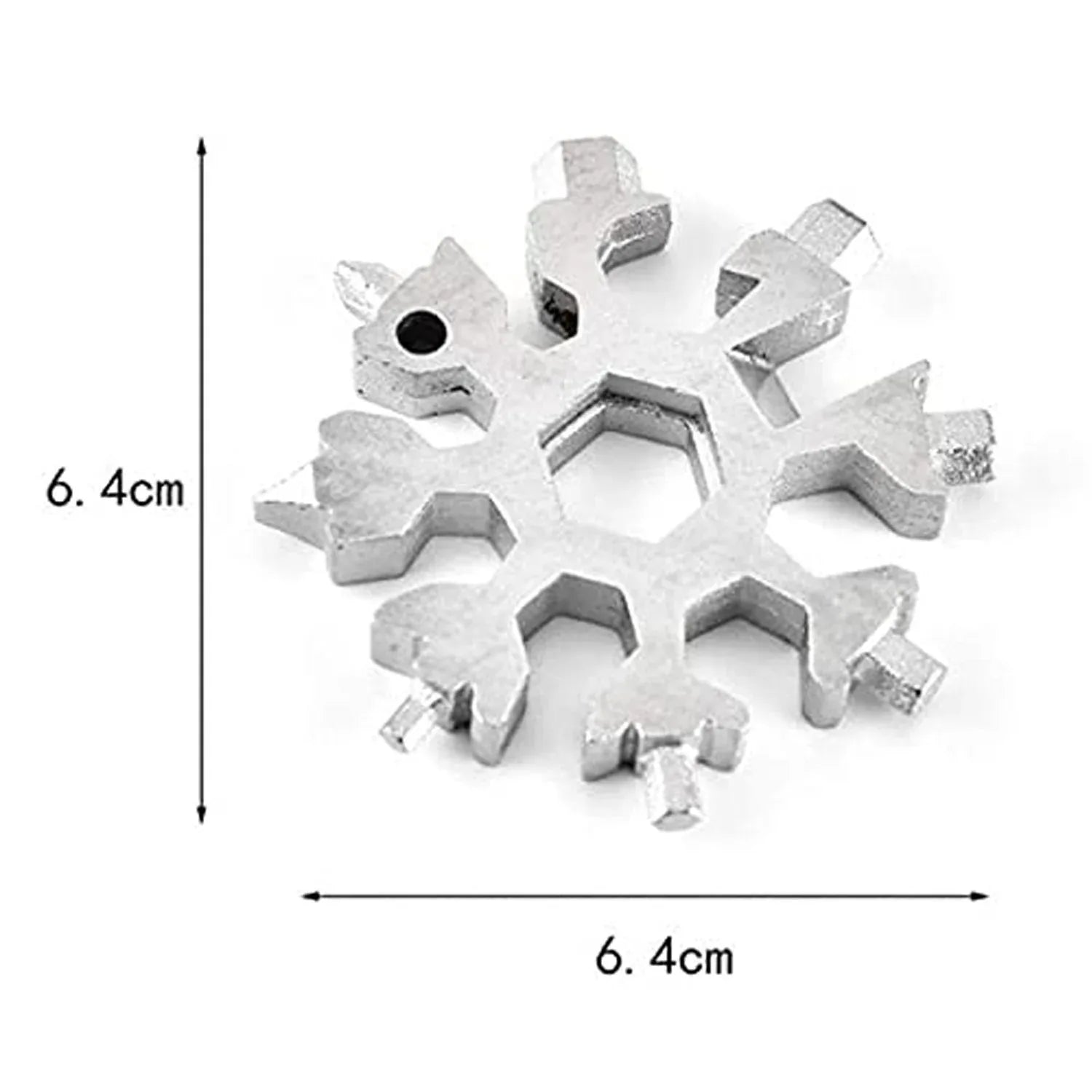 1787 Snowflake Multi-tool Stainless Steel Snowflake Bottle Opener - Zidbik