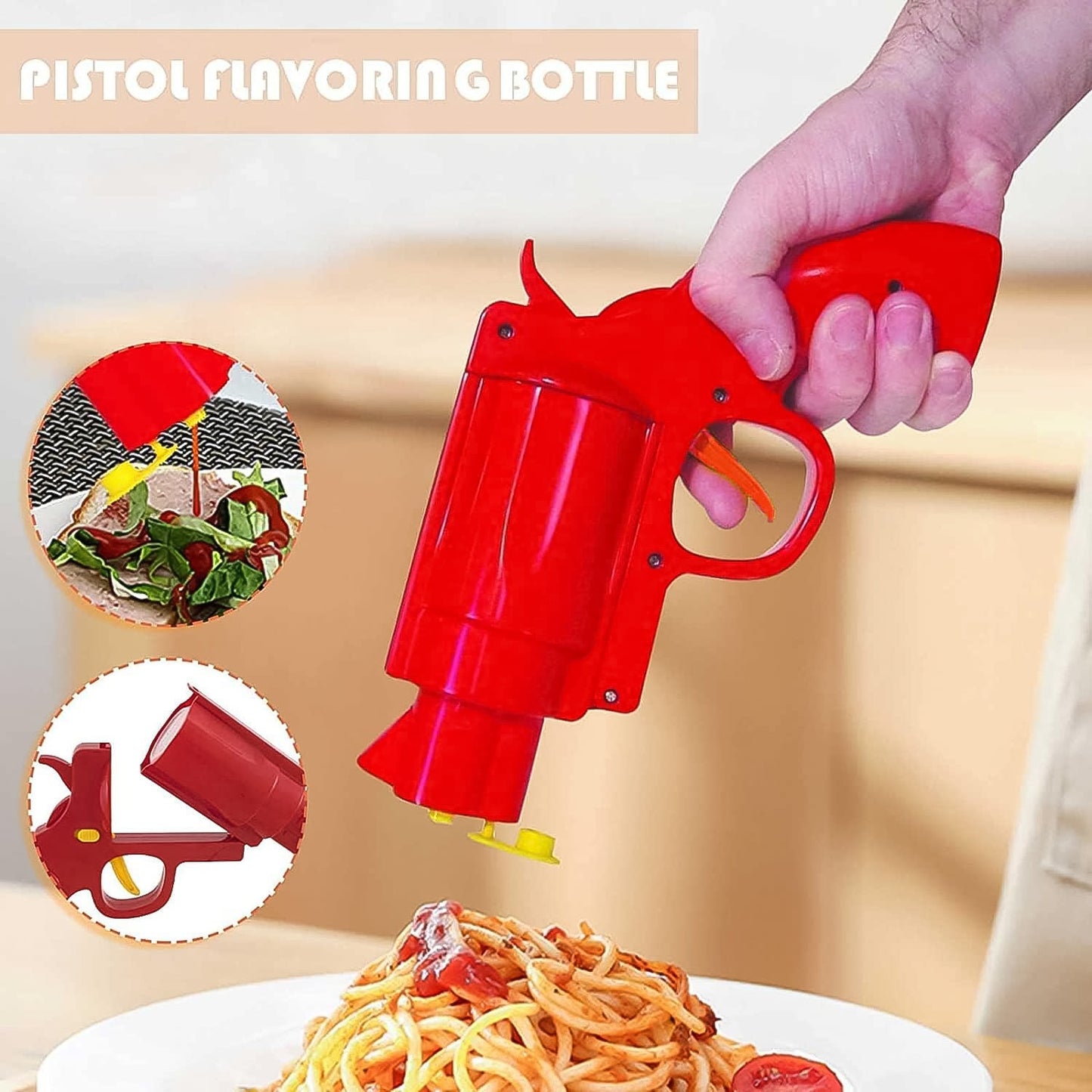 Ketchup Dispenser Mustard Bottle Gun (1 Pc) - Zidbik