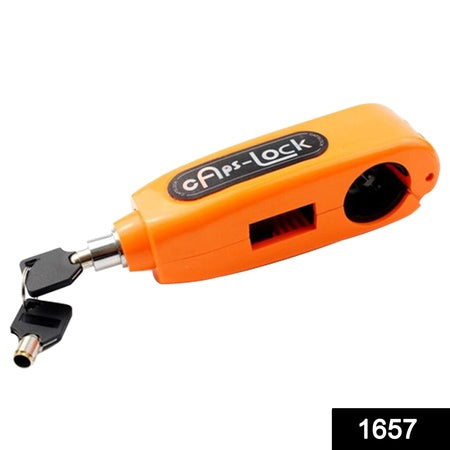 1657 Heavy Duty Bike Brake Lock - Locking System By Holding Handle Bar With Brake Lever - Zidbik