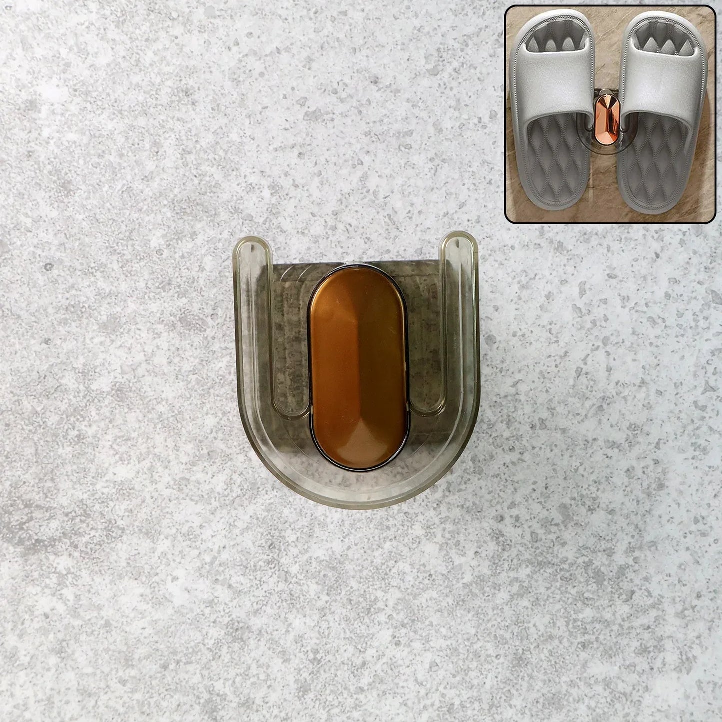 Self-adhesive Wall Mount Slipper Holder (1 Pc) - Zidbik