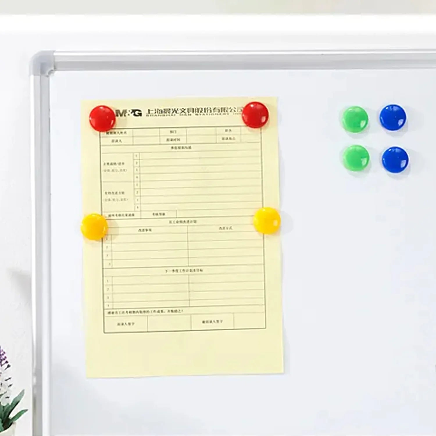 7866 Magnet Button Durable Magnetic Button Children Experiment Magnet Set Magnet Toy Sets Round Shaped Magnet Set ( Set Of 10 ) - Zidbik