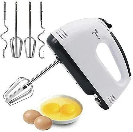 2143 Compact Hand Electric Mixerblender For Whippingmixing With Attachments - Zidbik