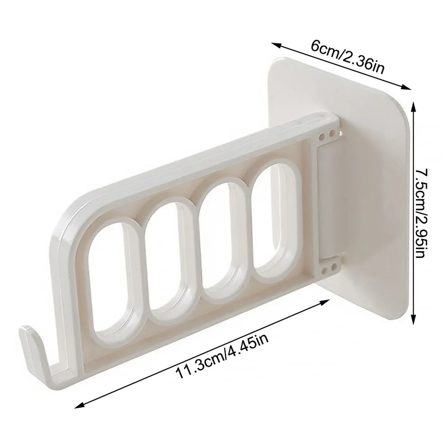 4859 Single Door Hook For Bathroom Kitchen Bedroom Cubicle - Zidbik