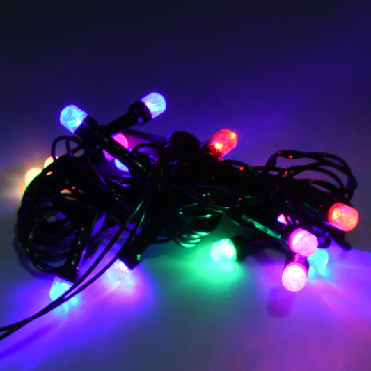 8350 3mtr Home Decoration Diwali Wedding Led Christmas String Light Indoor And Outdoor Light Festival Decoration Led String Light Multi-color Light 1.4mm (15l 3 Mtr) - Zidbik