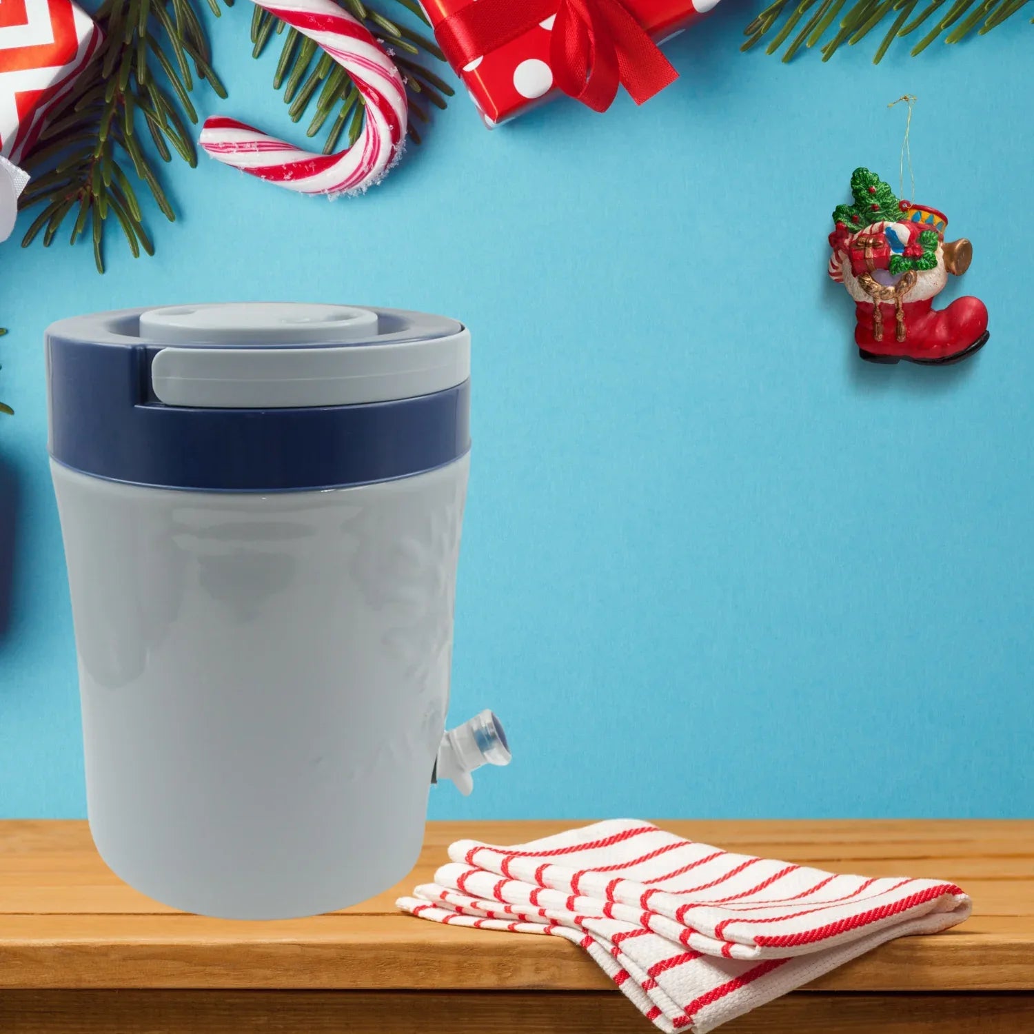 Insulated Plastic Water Rover Jug With A Sturdy Handle Water Jug Camper With Tap Plastic Insulated Water Water Storage Cool Water Storage For Home  Travelling (2500ml 7500ml 12000ml) - Zidbik