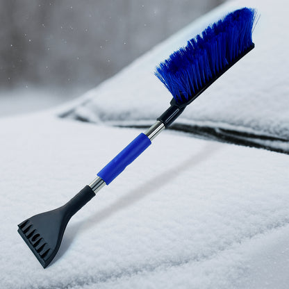 Ice Scraper Car Snow Brush 2 In 1 Comfortable Grip (1 Pc  67 Cm Long) - Zidbik