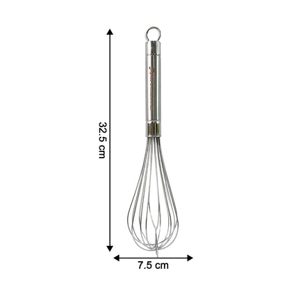 Apex Stainless Steel Large Hand Whisk (1 Pc) - Zidbik